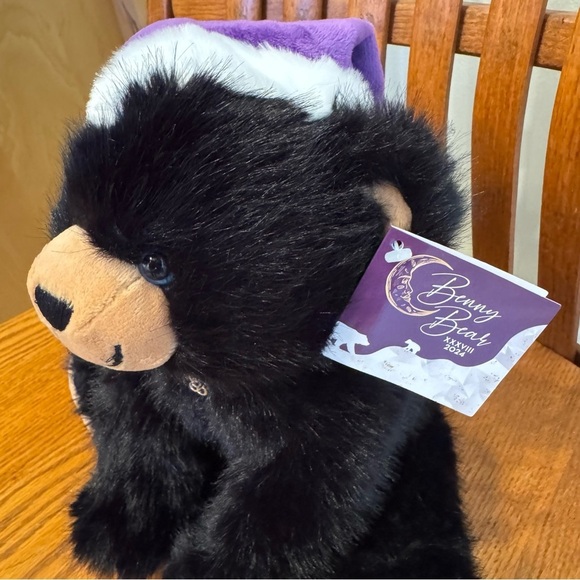 π 6/$60 NWT Ben Bridge Benny Jewelry Holder Black Tan Bear Purple Hat 2024 10β - Picture 3 of 9